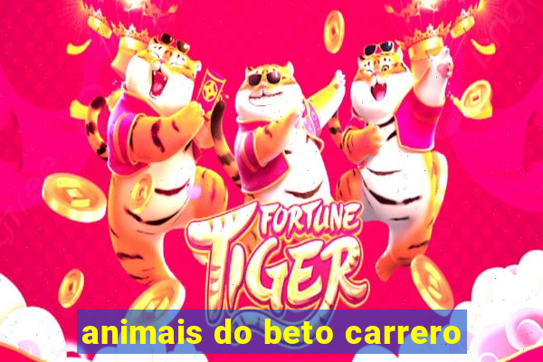 animais do beto carrero